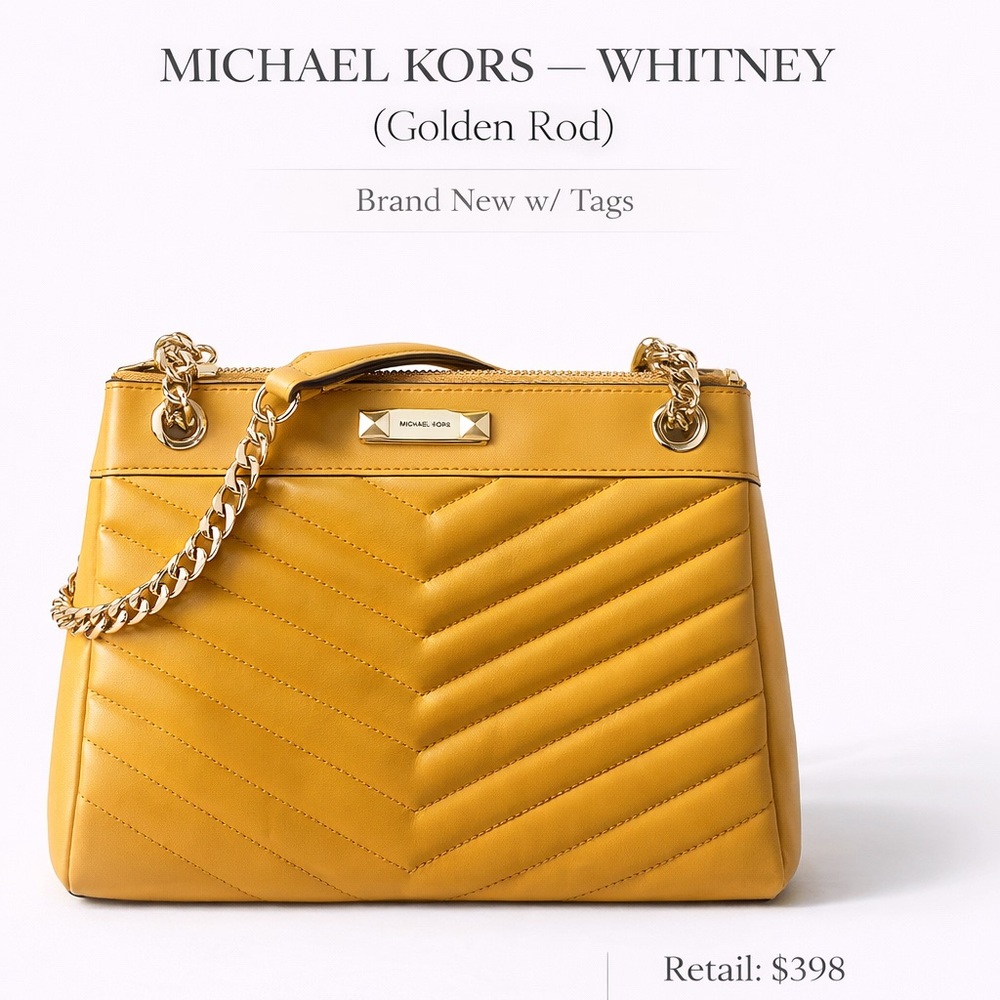 Michael Kors | Whitney Mustard Shoulder Bag